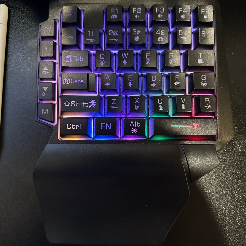 RGB ONE handed Gaming Keypad